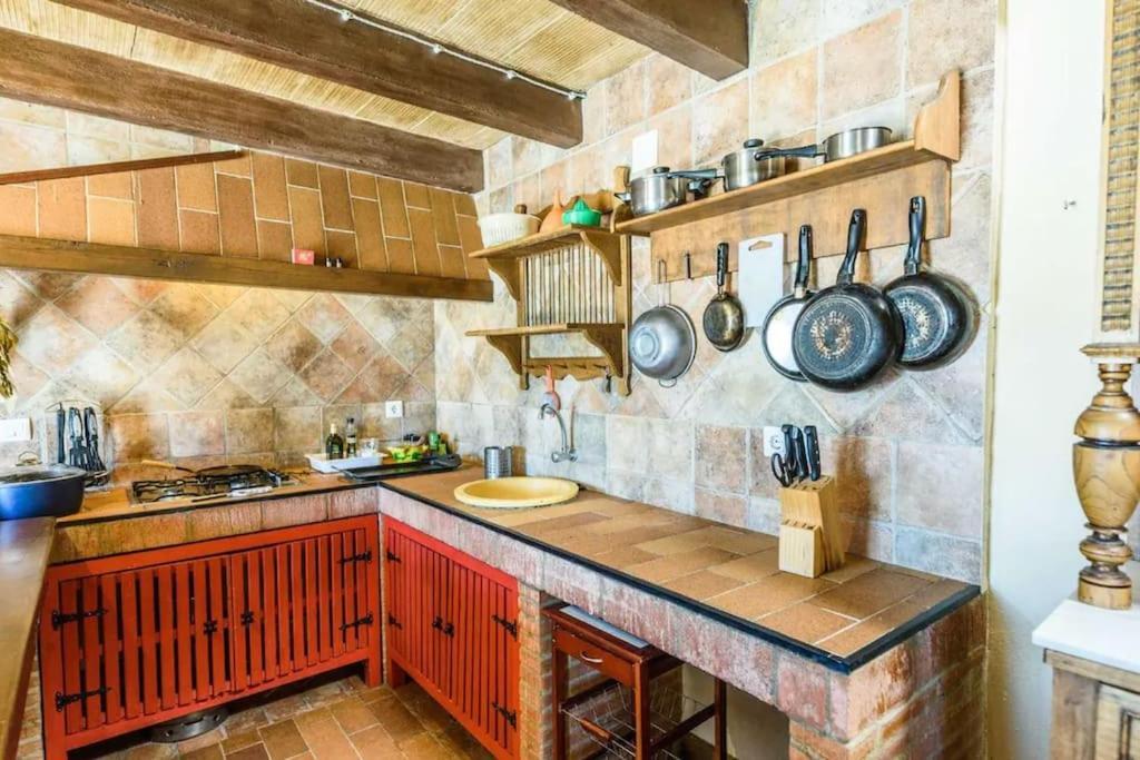 הוילה לה פואבלה דה לוס אינפאנטס Casa Cortijo En Dehesa Sierra Leon מראה חיצוני תמונה